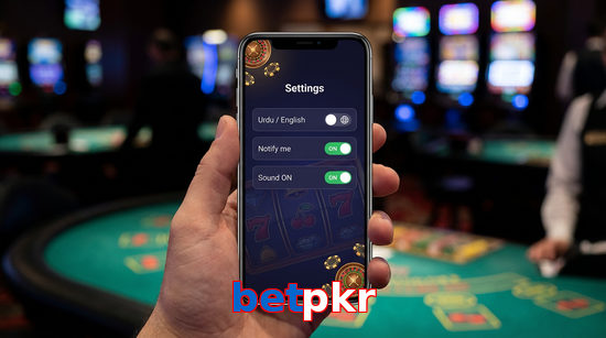 Game list for Betpkr app section